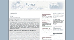 Desktop Screenshot of forex.open4you.cz